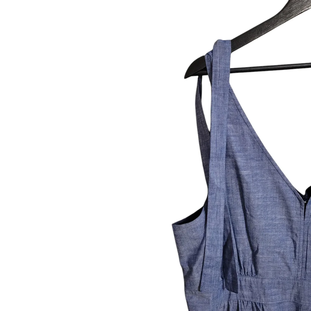 Hope & Henry Blue Sleeveless Jumpsuit